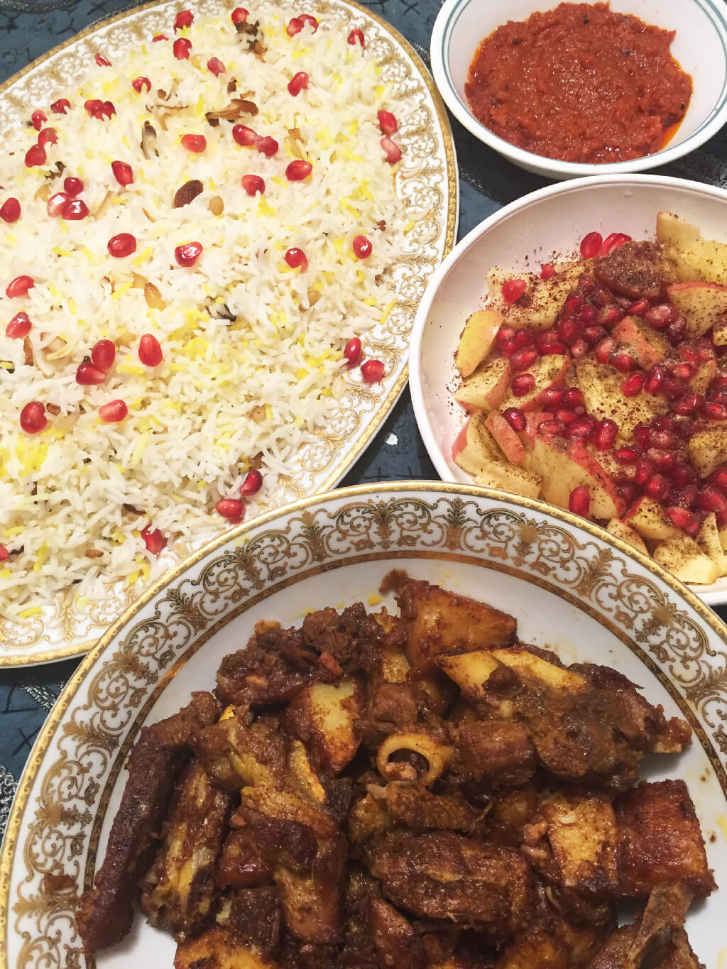 Persian rice meal