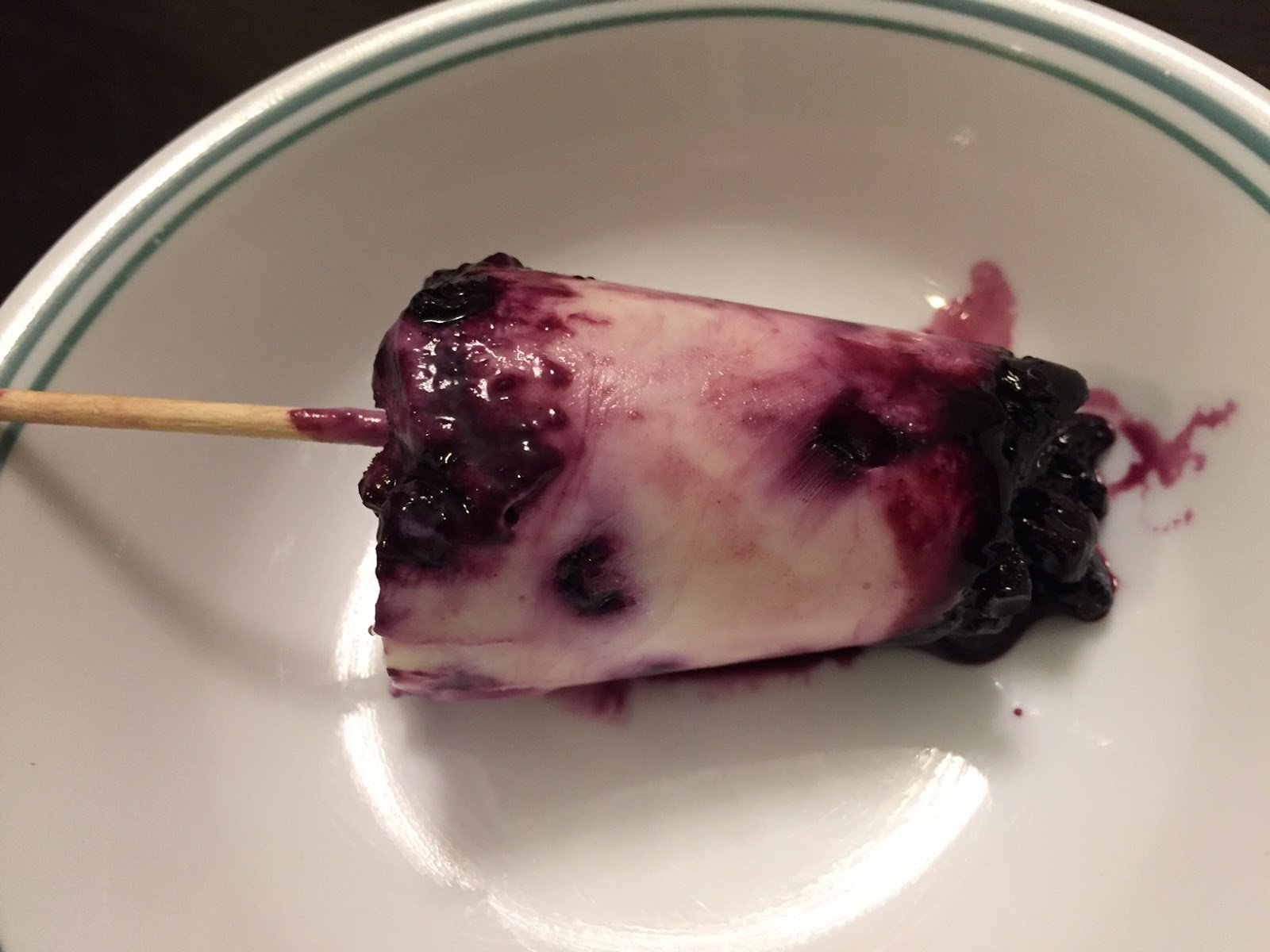 blue berry popsicle